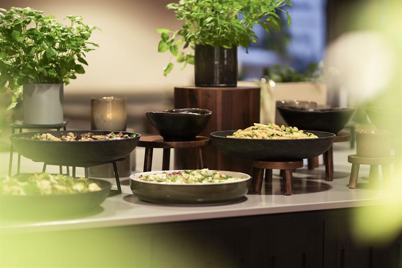 evening buffet at the Home Hotel Bryggeparken