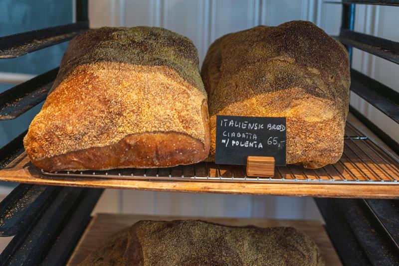 A tray with sourdough bread.