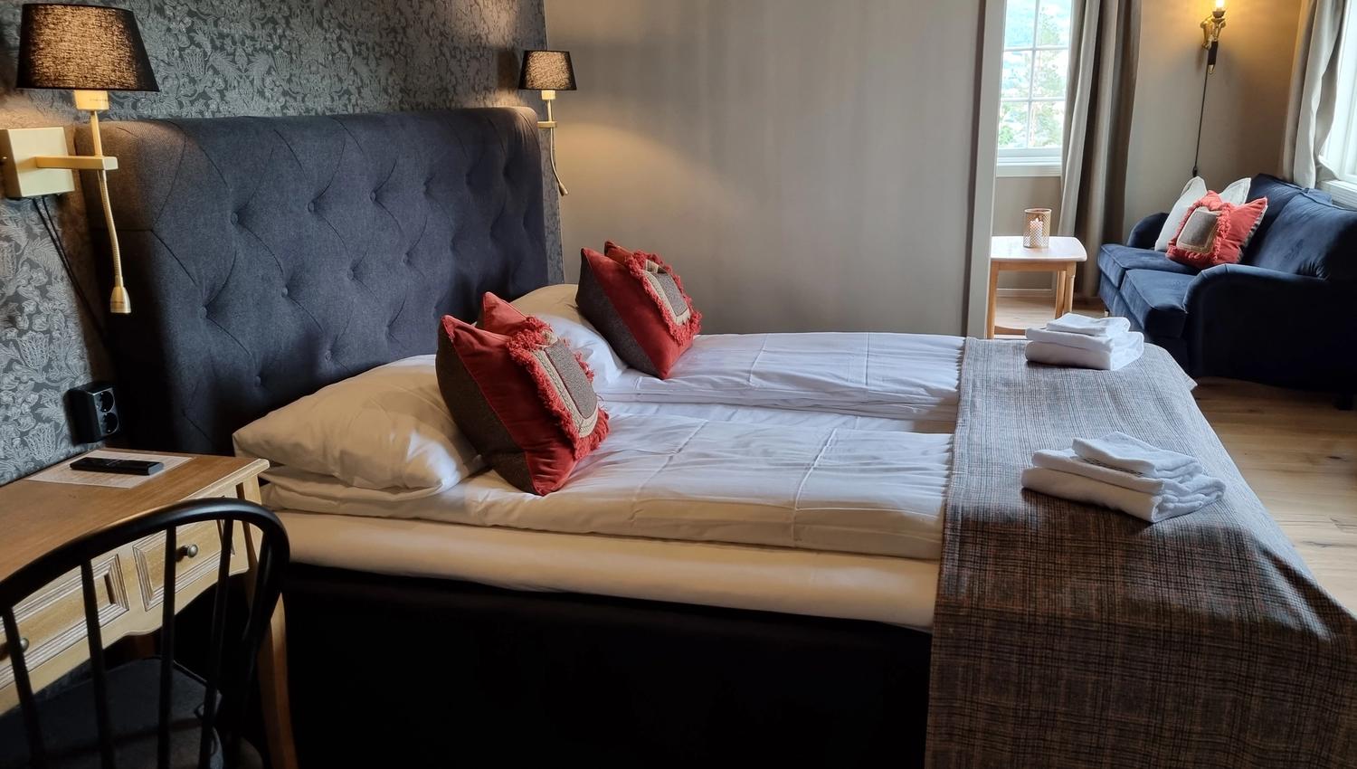 Hotellrom, Sanner hotell på Granavollen på Hadeland
