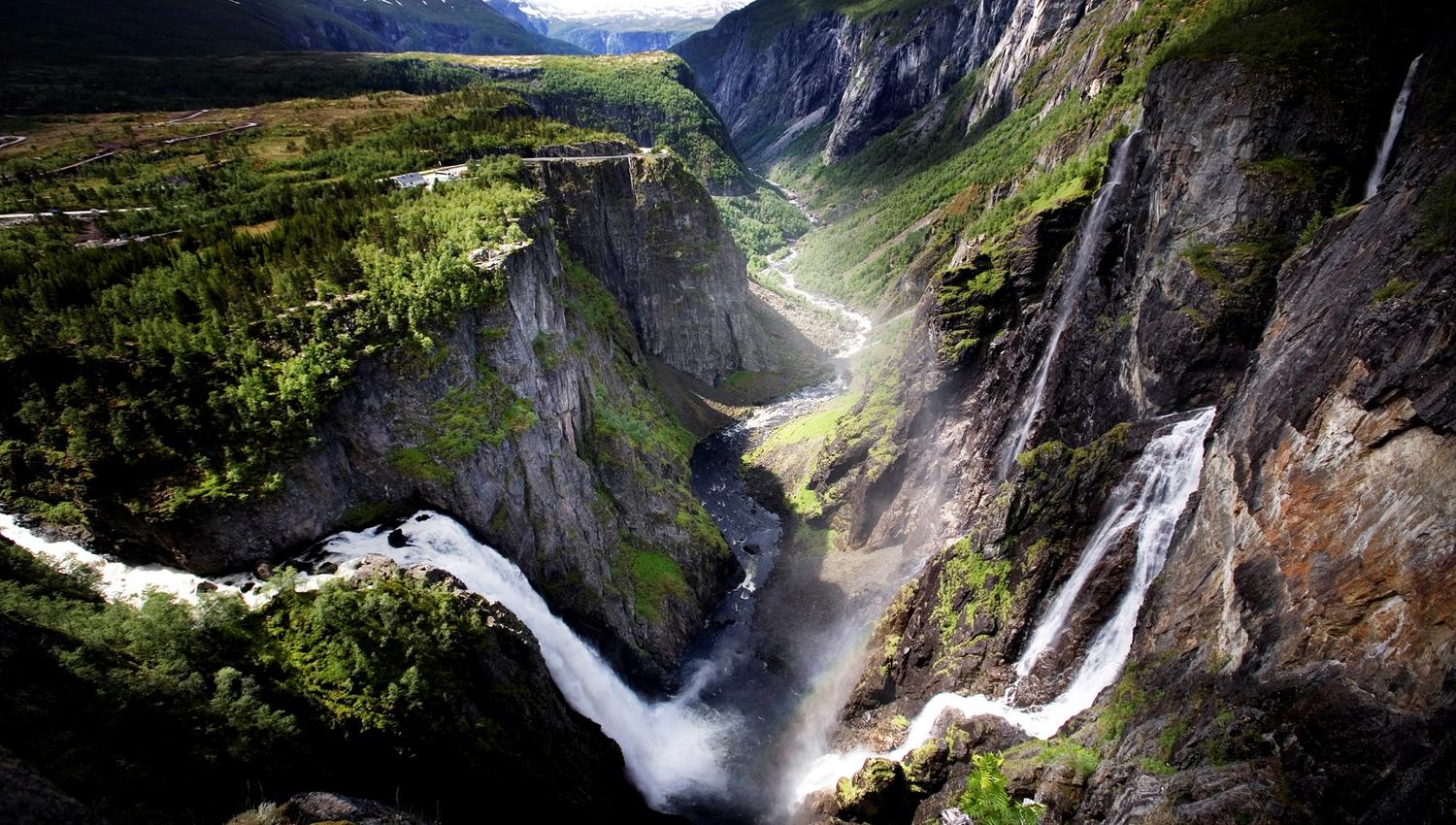 The waterfall at Vøringsfossen