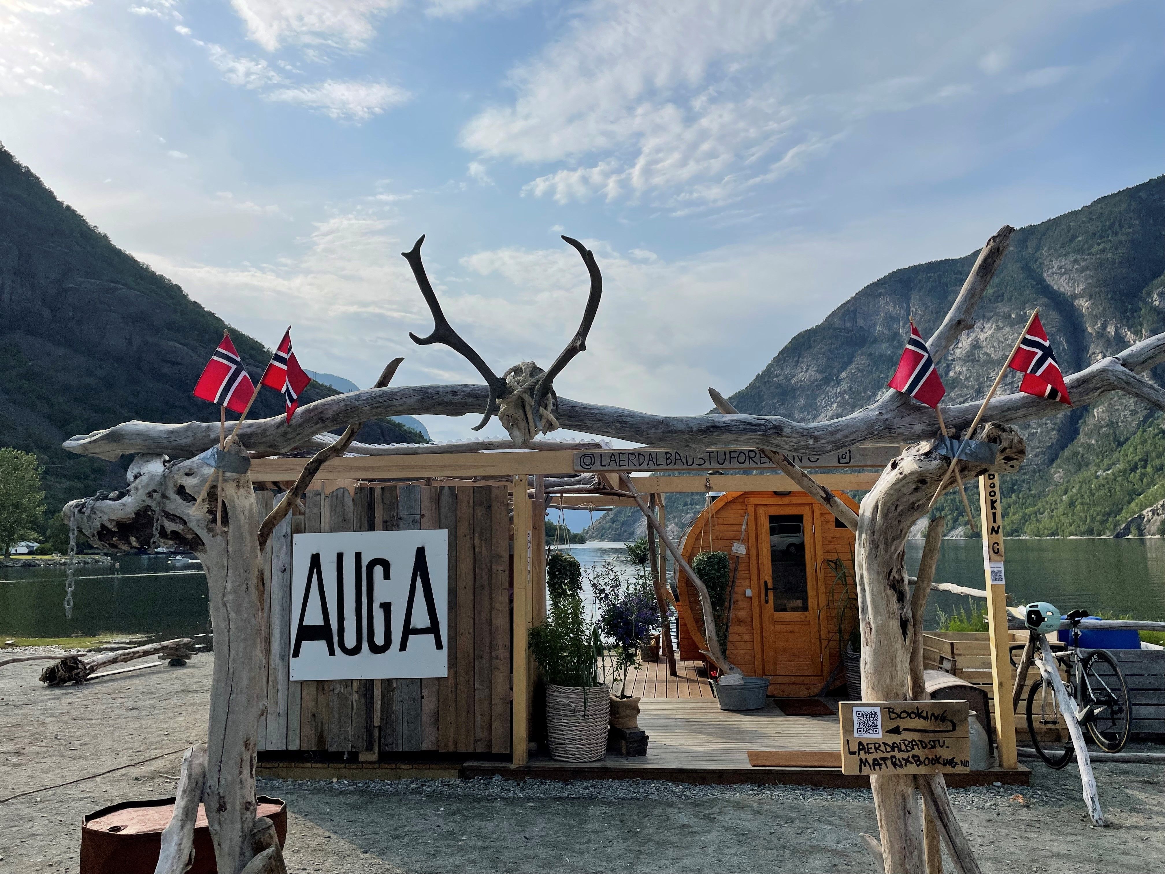 Auga - Badstue i Lærdal