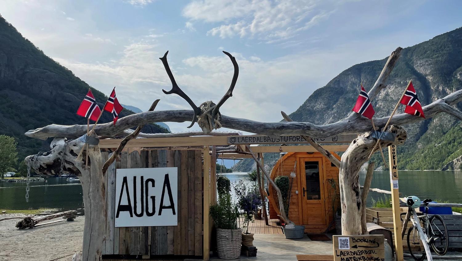 Auga - Badstue i Lærdal