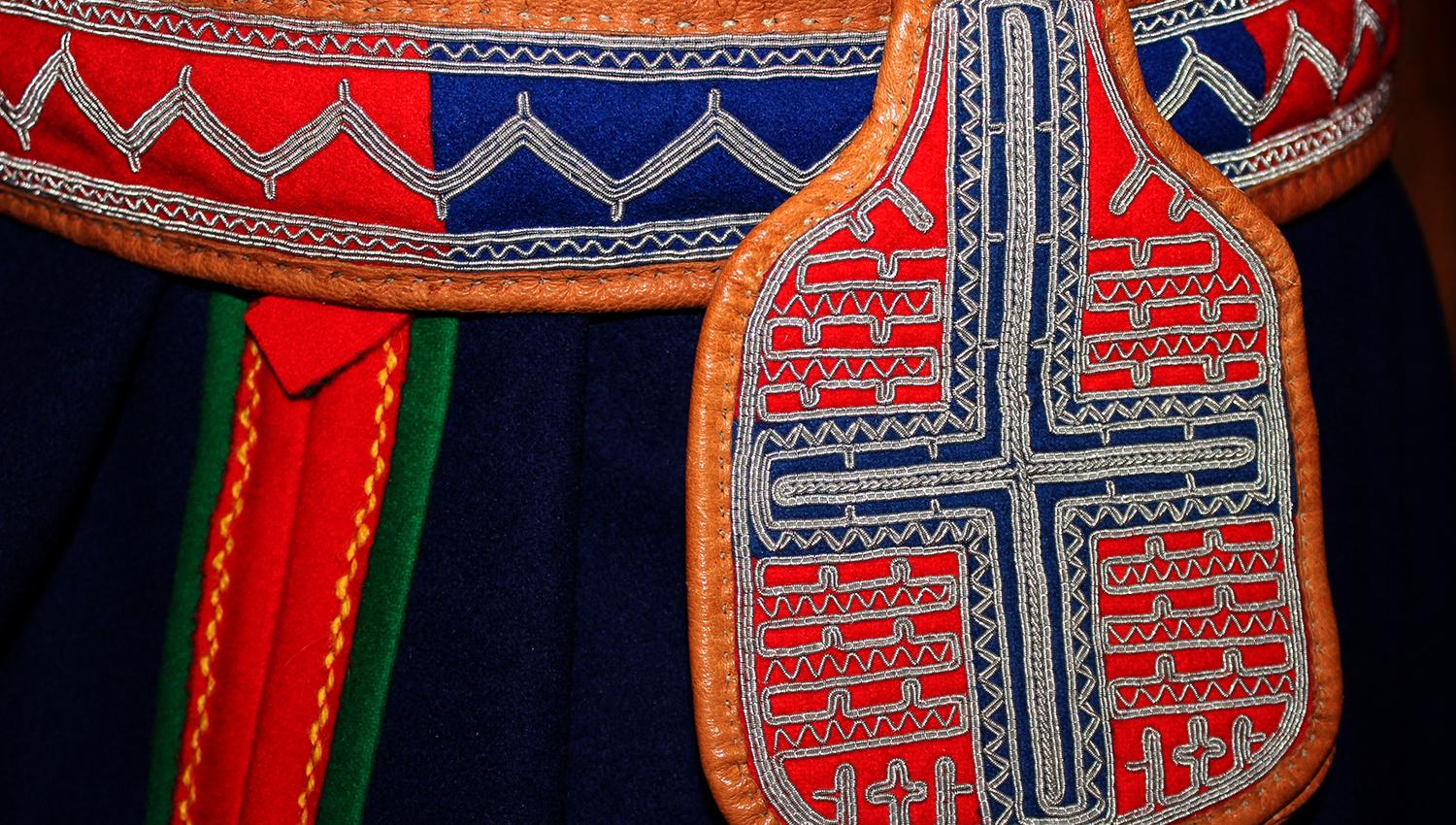 Saemien Sijte - traditional belt for a man. South Sami museum in Snåsa