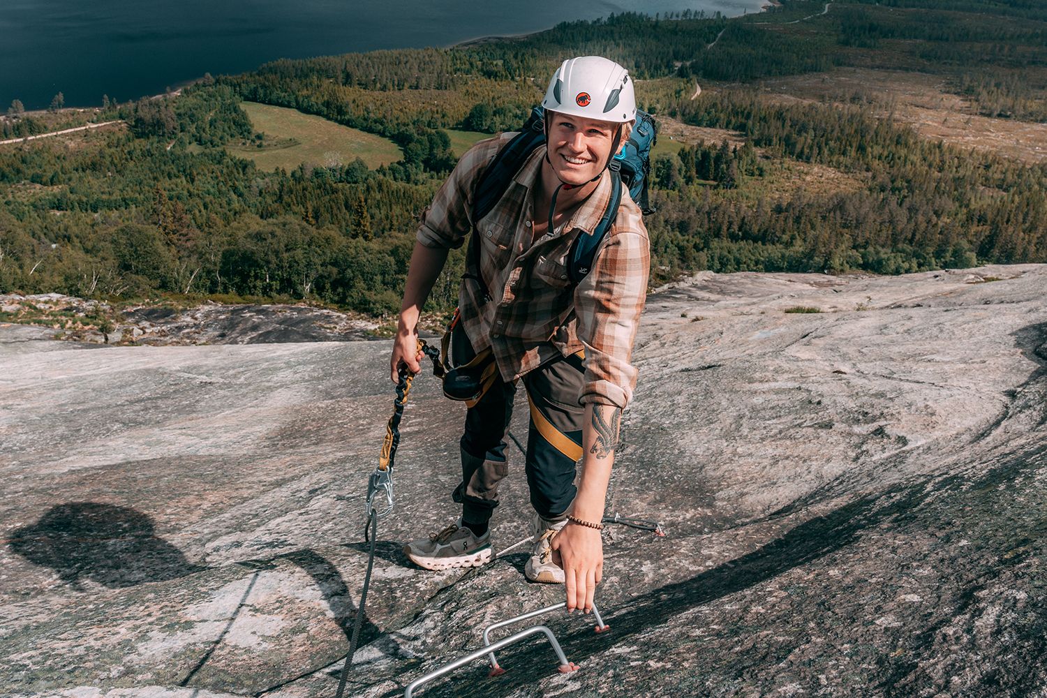Via Ferrata Telemark i Fyresdal.