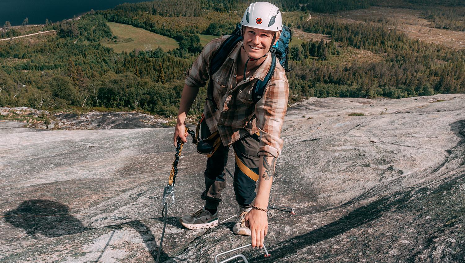 Via Ferrata Telemark i Fyresdal.