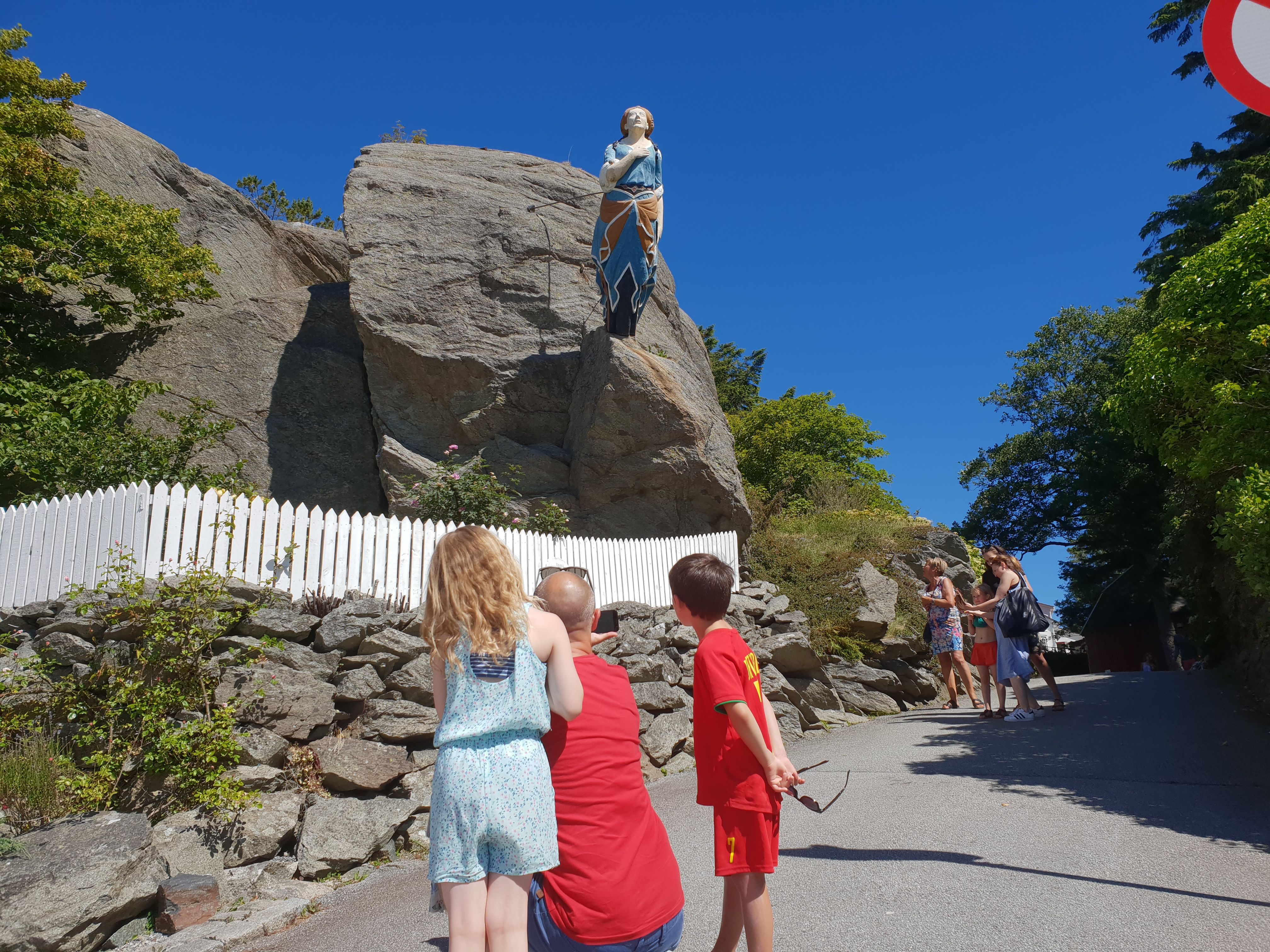Damå i parken