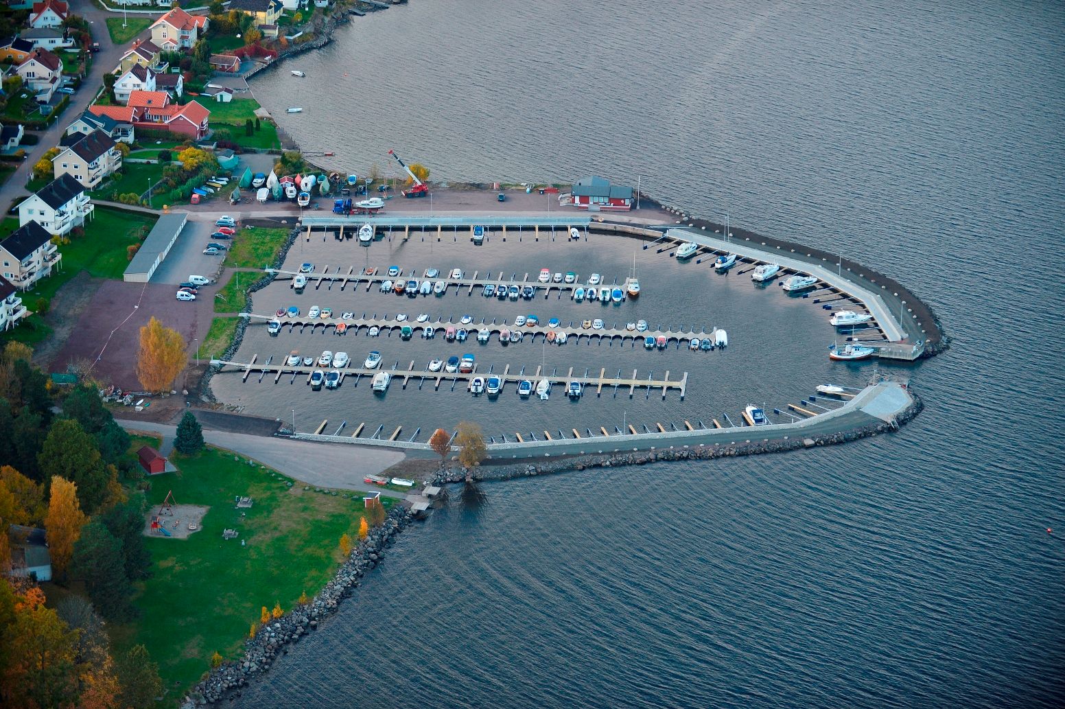 Overview of the marina