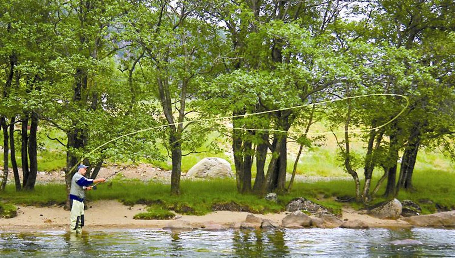 Fishing trip at Bjerkreimselva