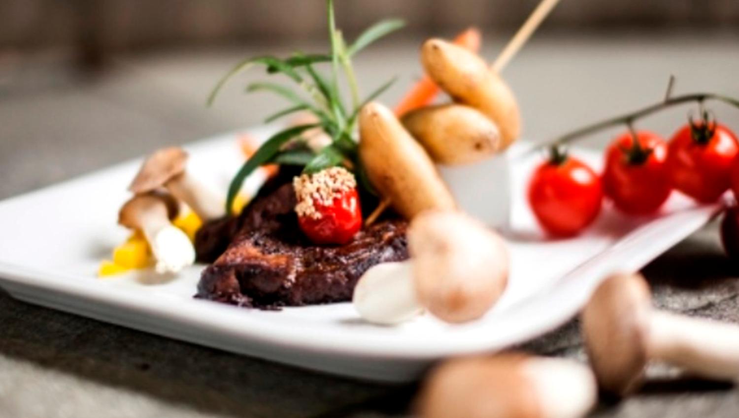 Food dish at Restaurant Skalden, Stiklestad Hotell
