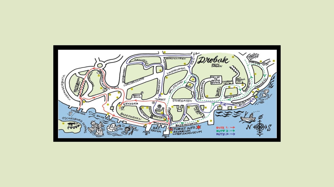 Rute 1, 2 og 3