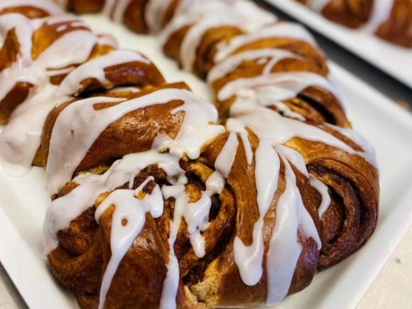 Deilig kringle med melis