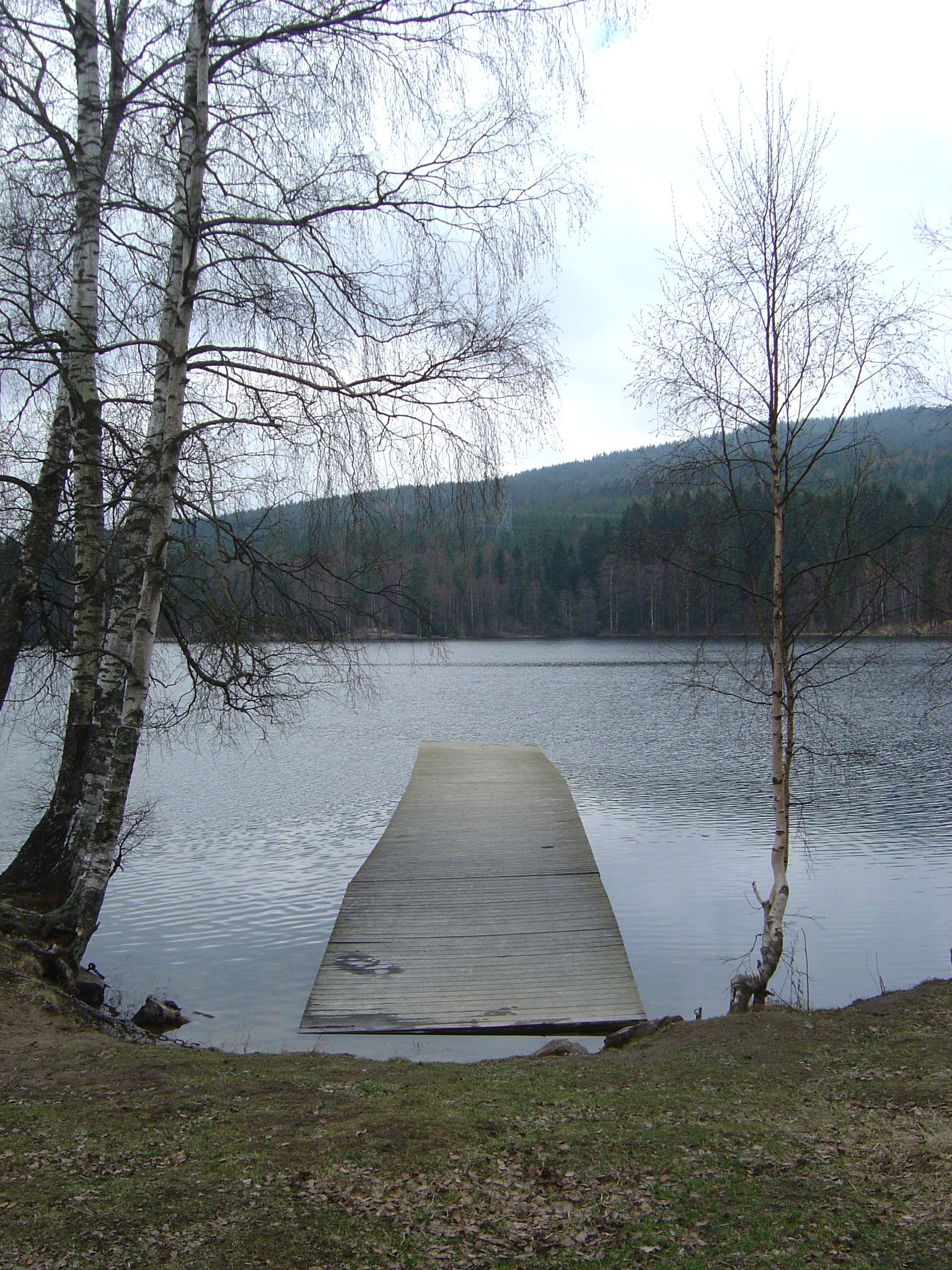 pier at Sognsvann lake 