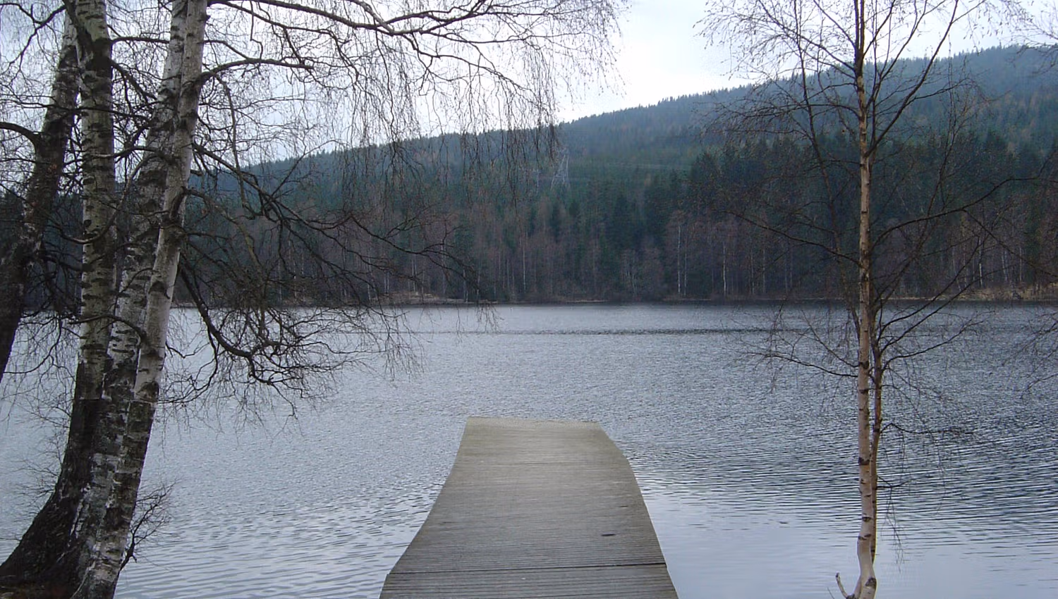 pier at Sognsvann lake