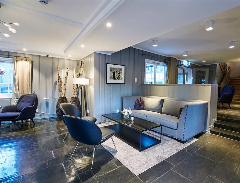 Lounge, a mix of modern and traditional scandinavian design. Photo