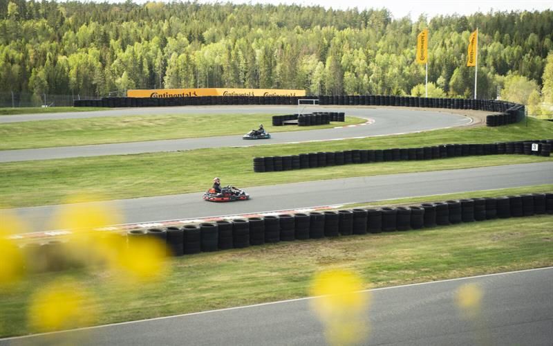 Gokart on track