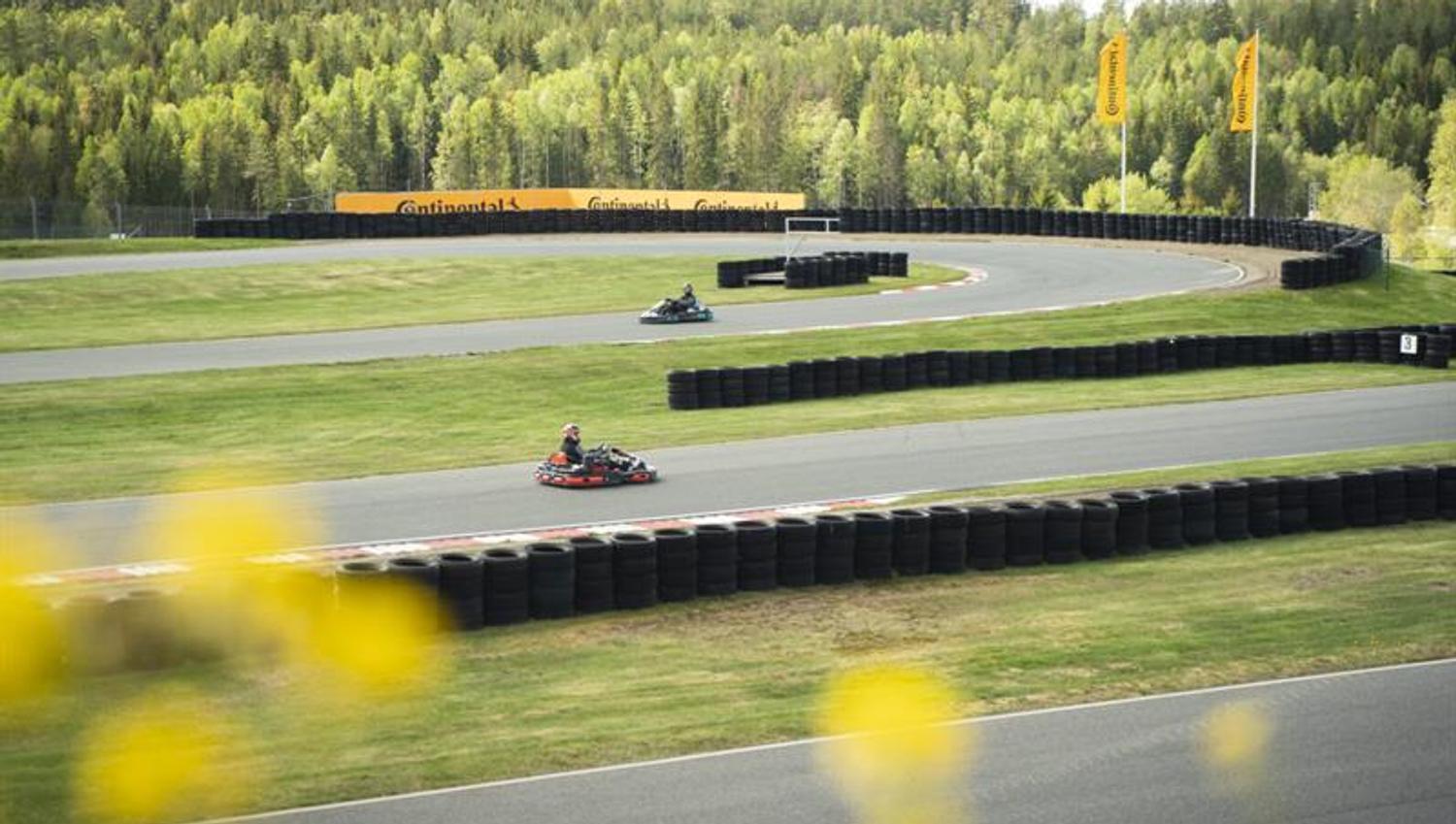 Gokart on track