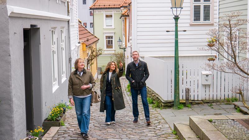 Bergen by foot and ferry