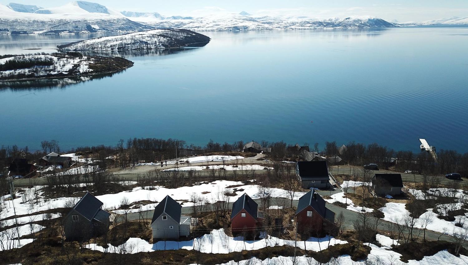 Utsikt over Finnkroken Feriehytter