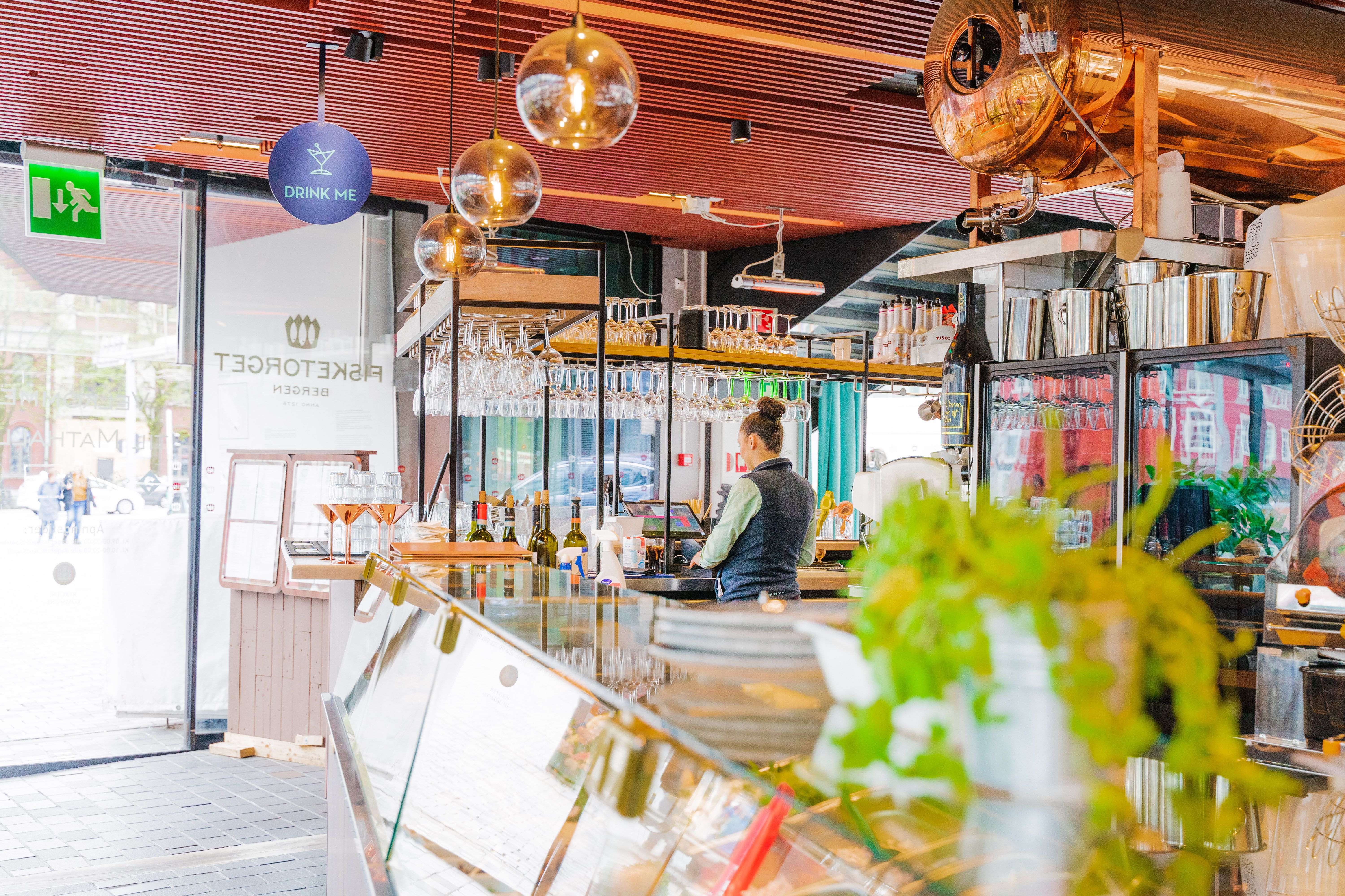 Mathallen at the Fish Market in Bergen