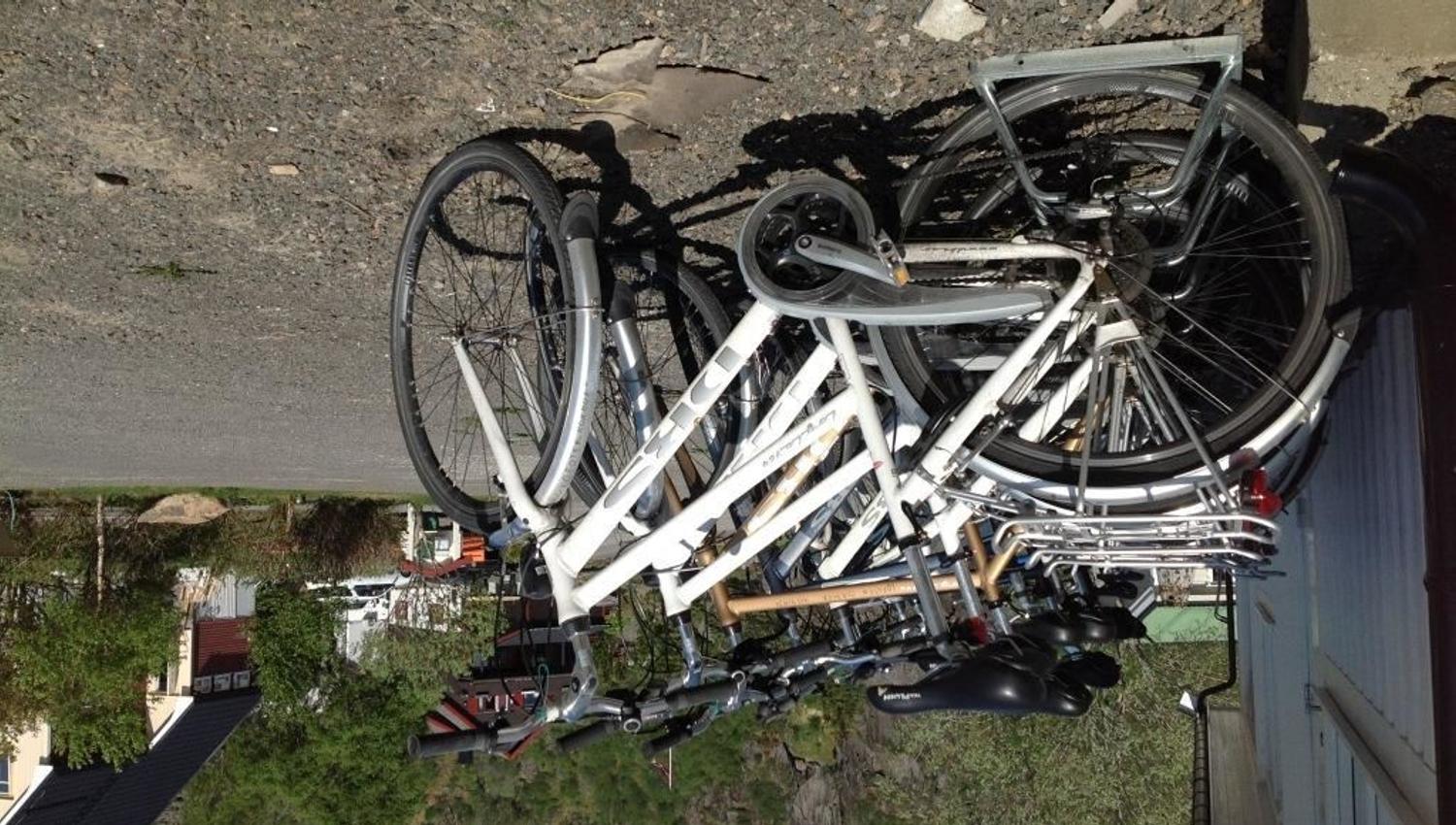 Sykler i ulike størrelser og varianter