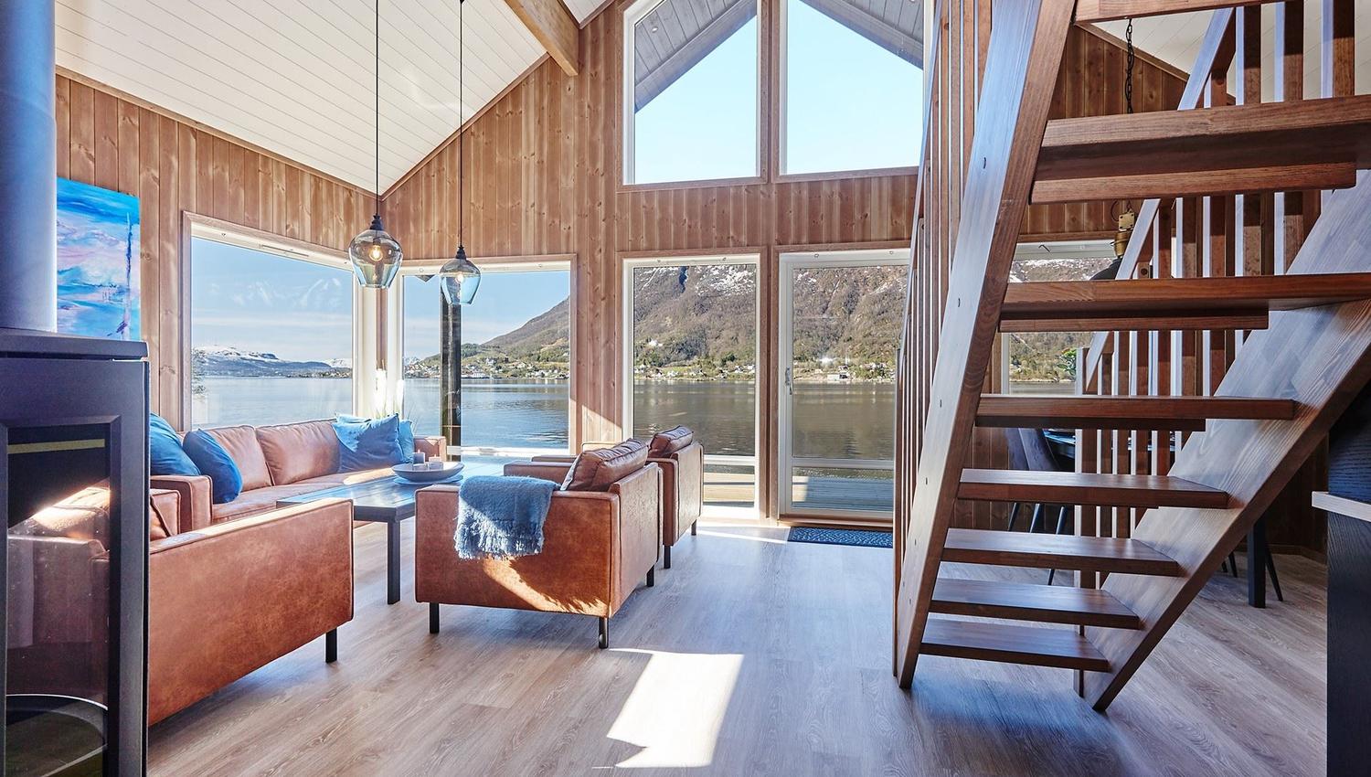 Living room in the cabin