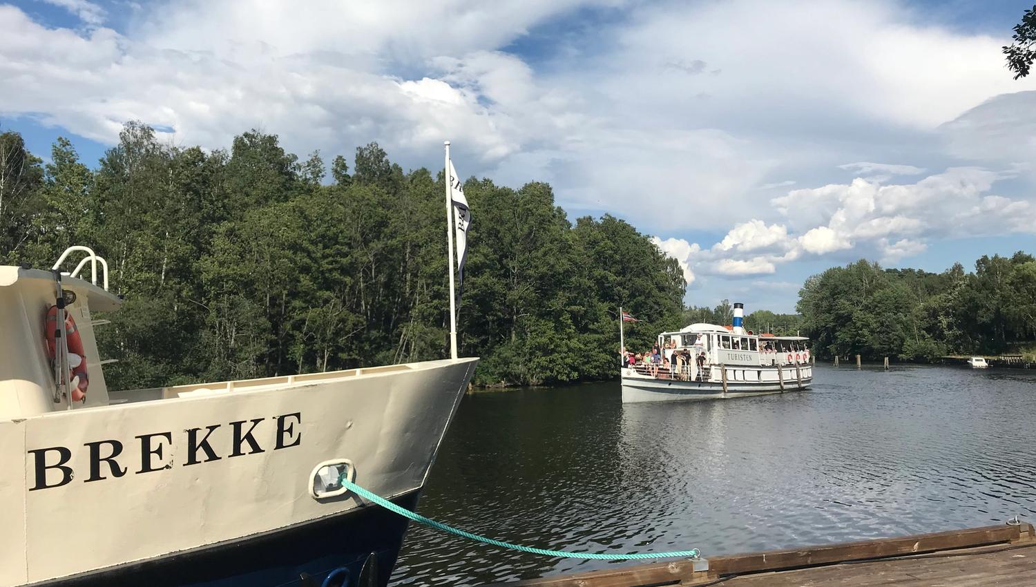 Båten Brekke ved Tangen brygge