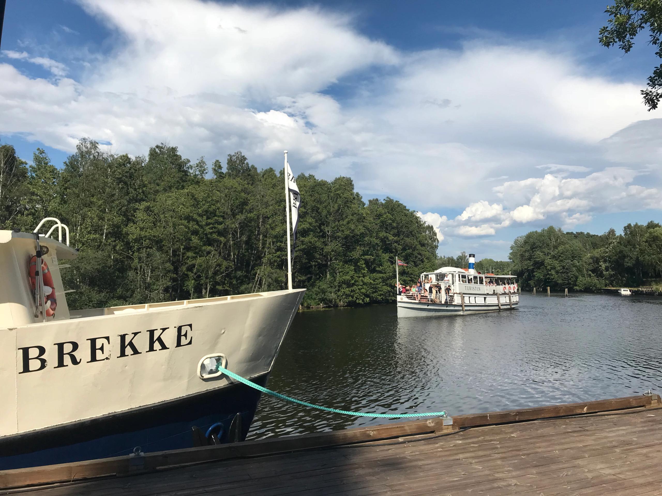 Båten Brekke ved Tangen brygge