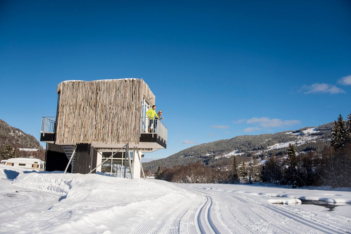 Styltehytta i Topcamp Hallingdal