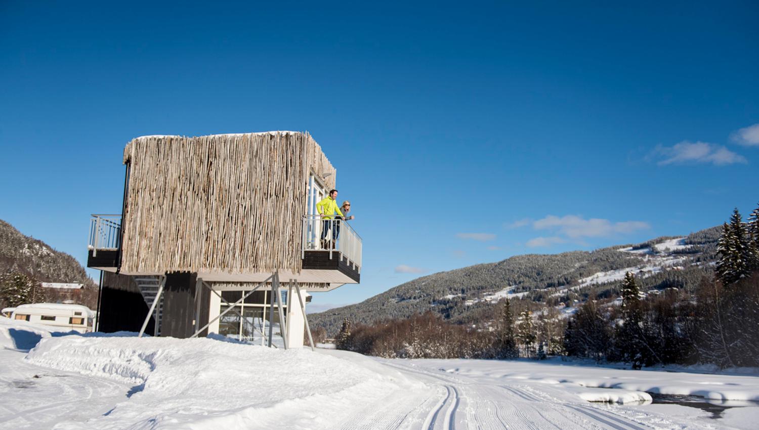 Styltehytta i Topcamp Hallingdal