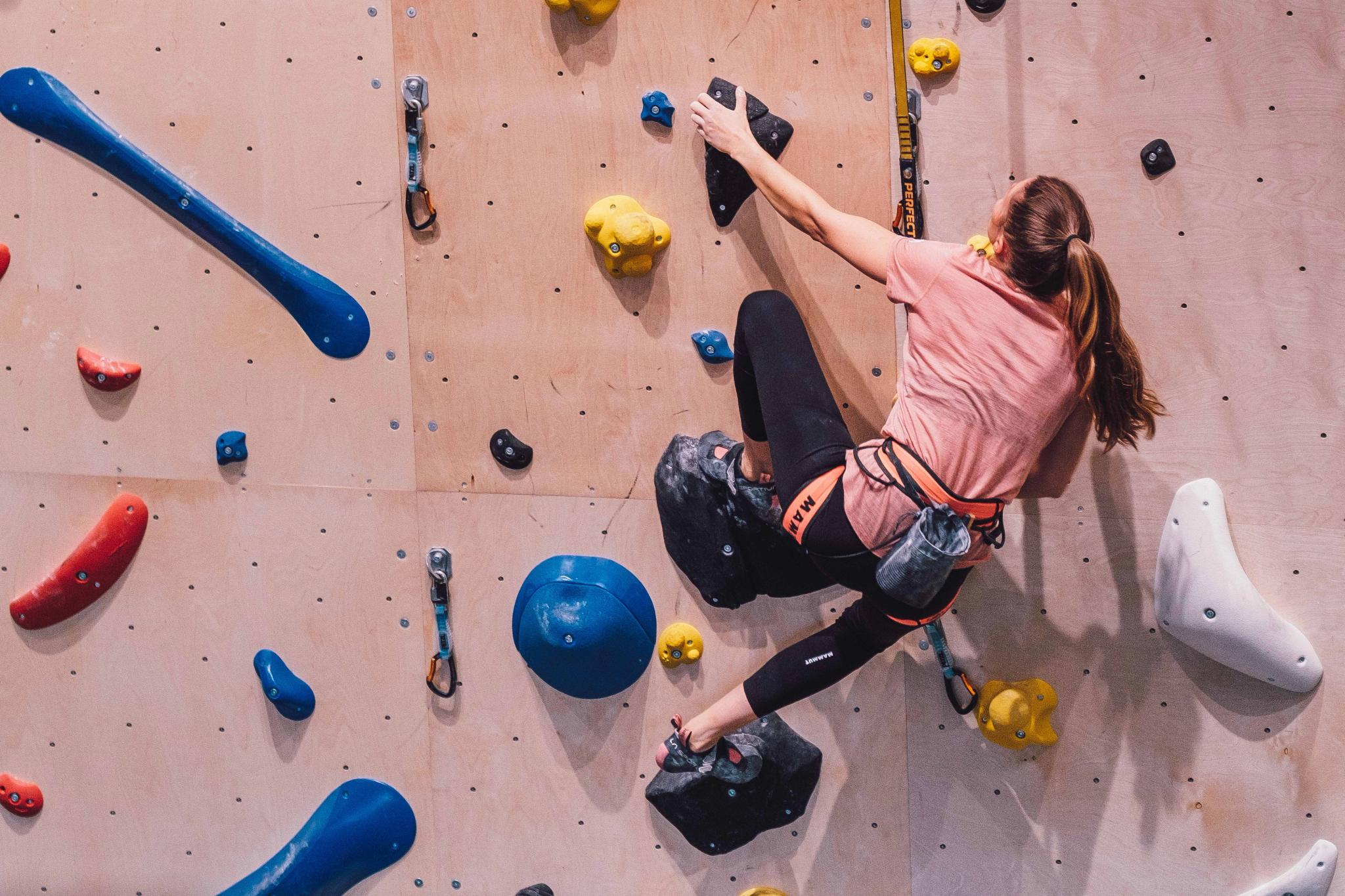 Girl climbing