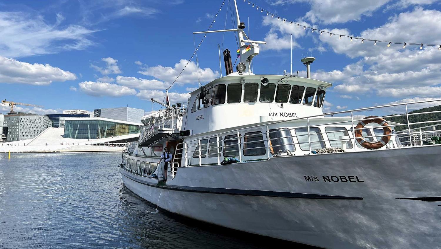 M/S Nobel in front of the Opera