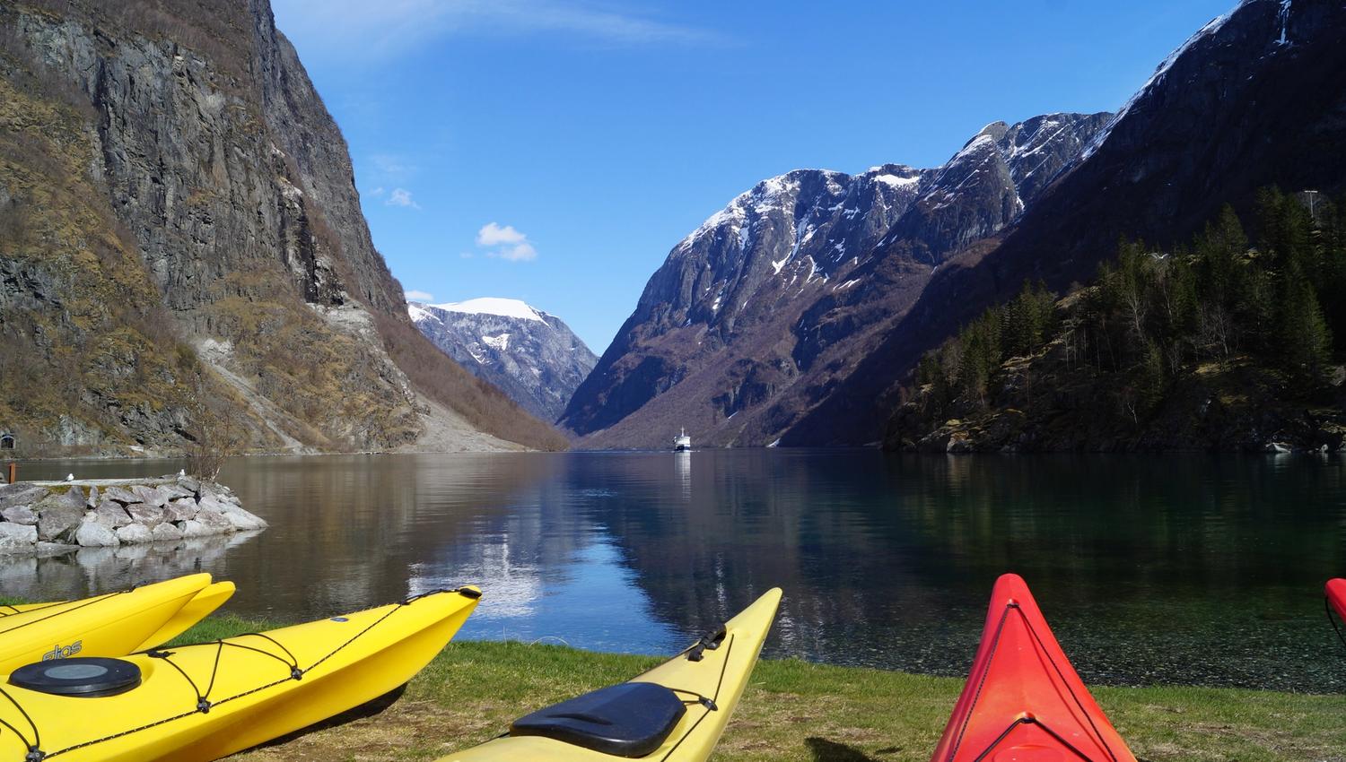 Padling i Gudvangen