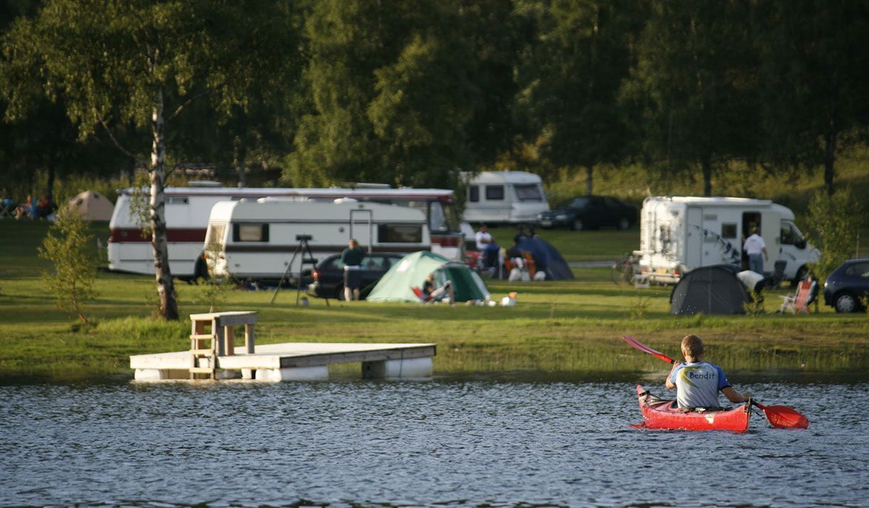 kayaking opportunities at Morgedal Camping