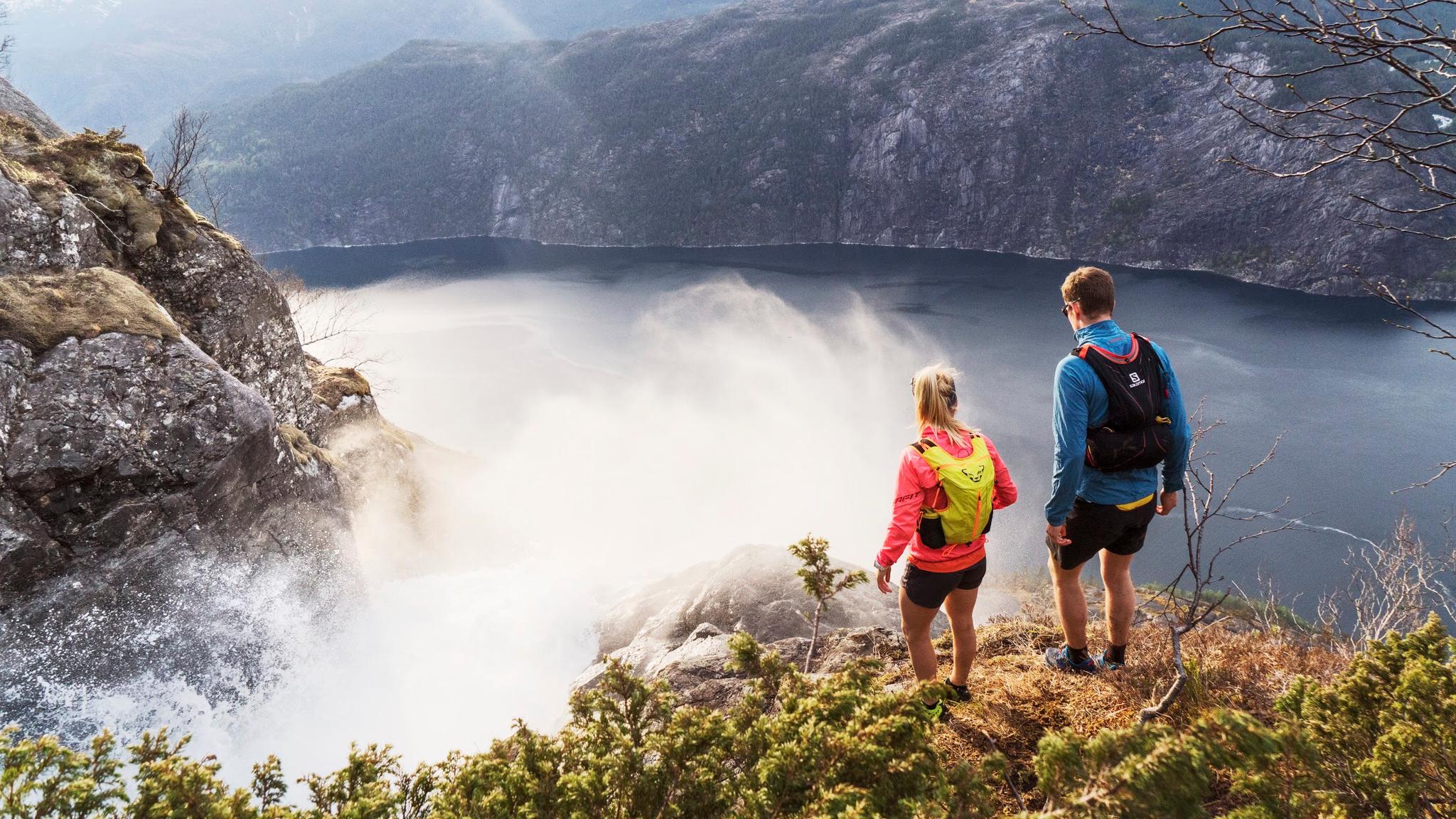 Langfoss Waterfall