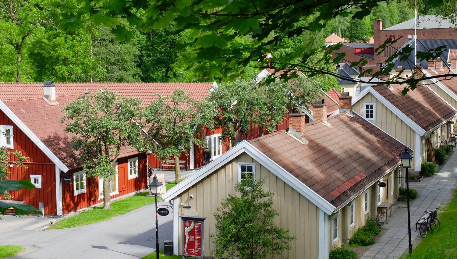 Charming old houses in the Verksgata