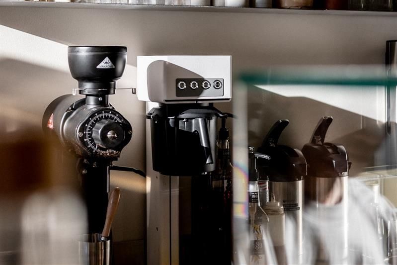 Detail of coffee makers