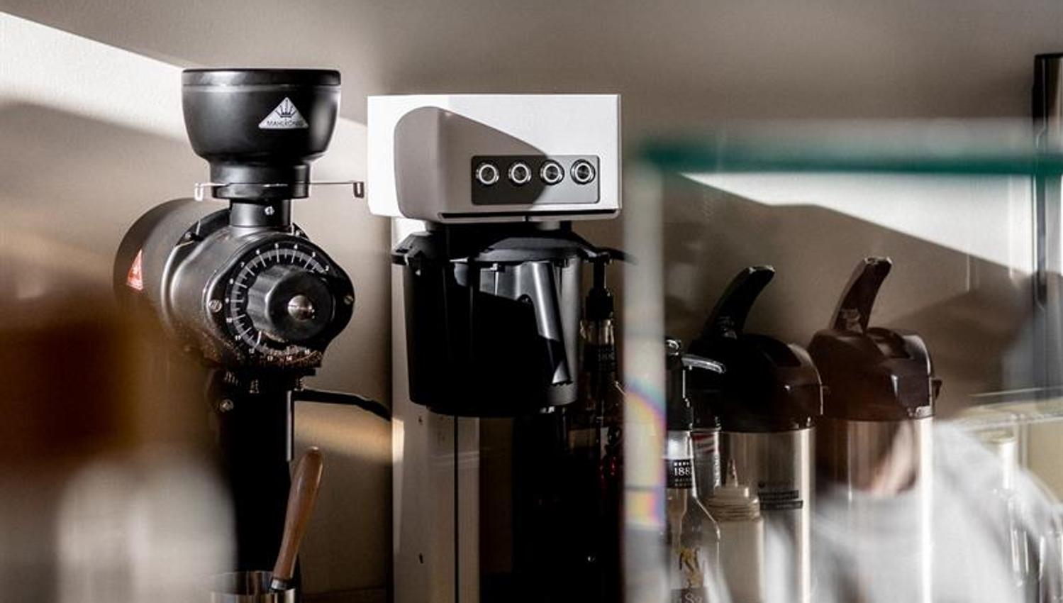 Detail of coffee makers