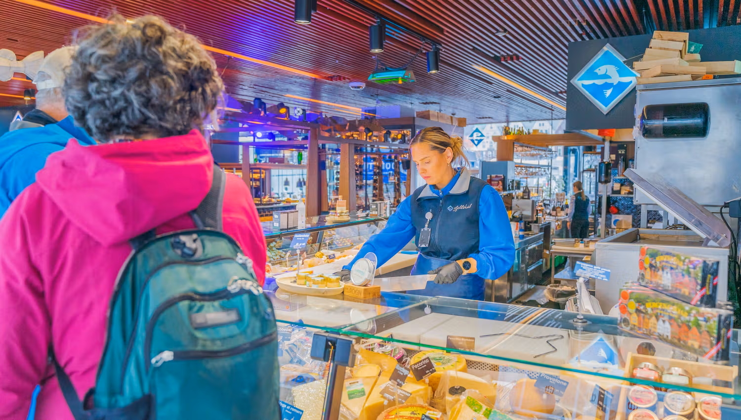 Mathallen på Fisketorget i Bergen
