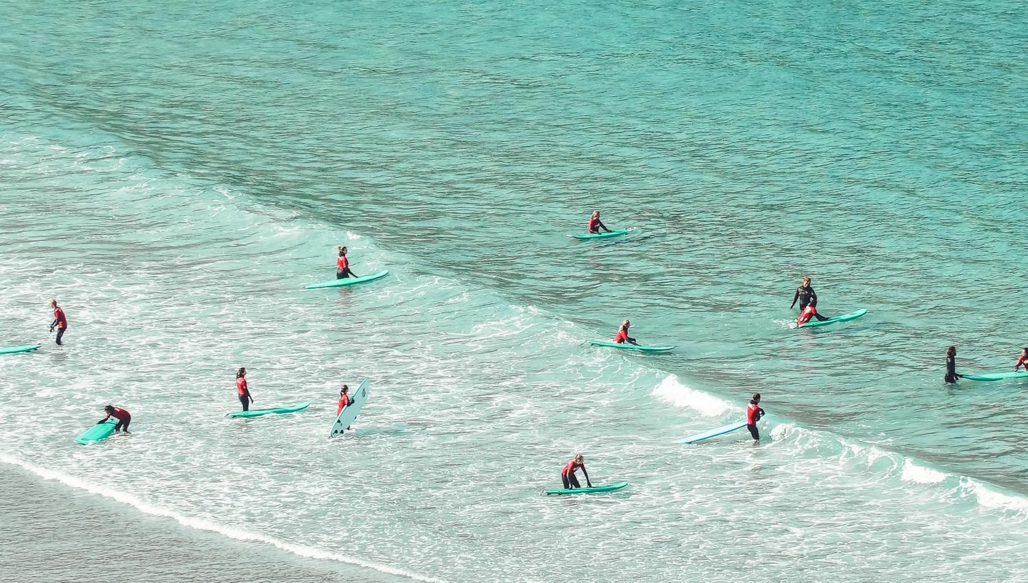 Surferar i Hoddevik