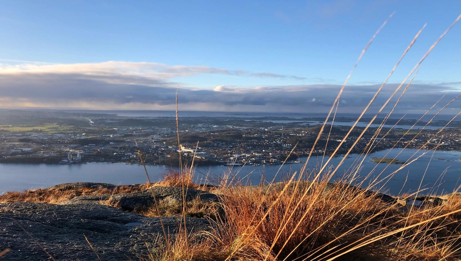 View towards Sandnes from Dalsnuten