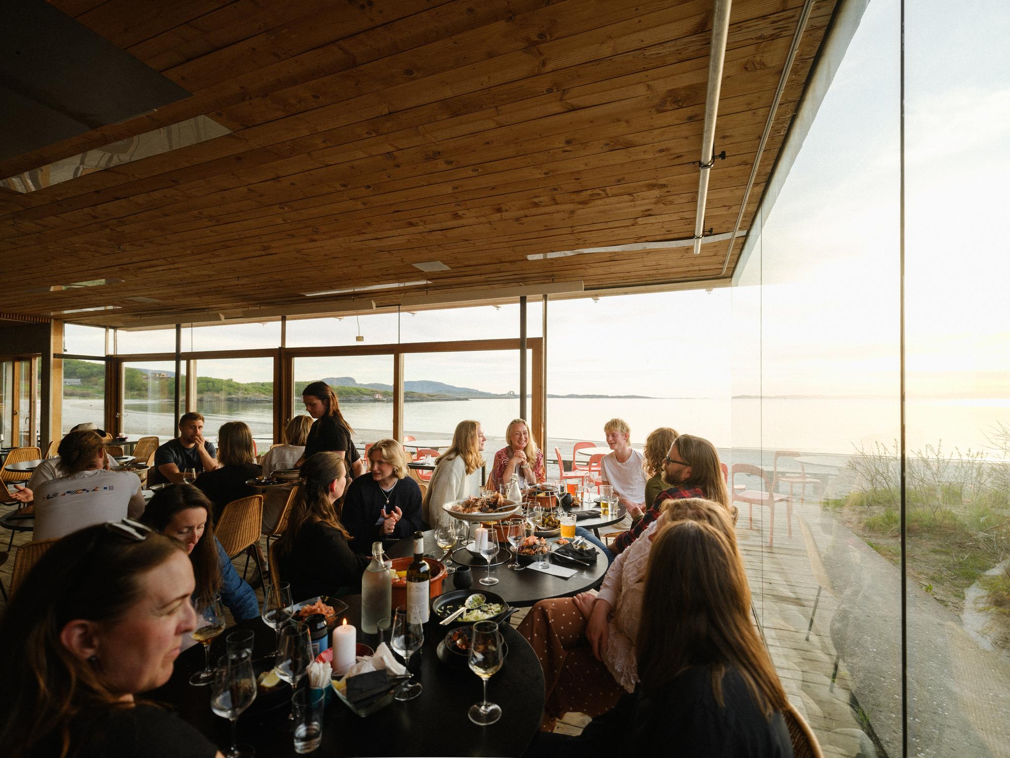 The beach bar at Stokkøya