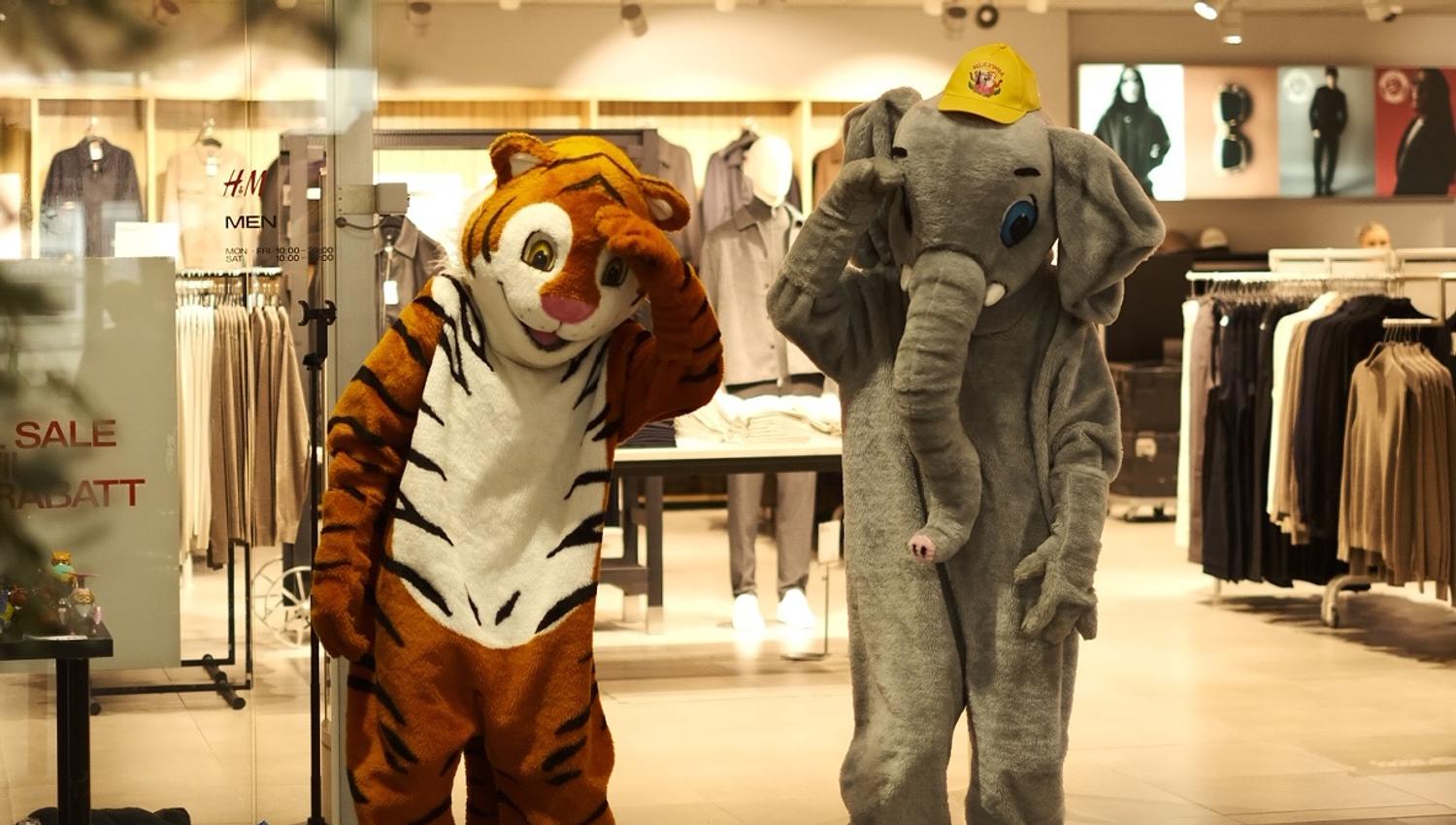 ALTI maskottene Ellie og Timba