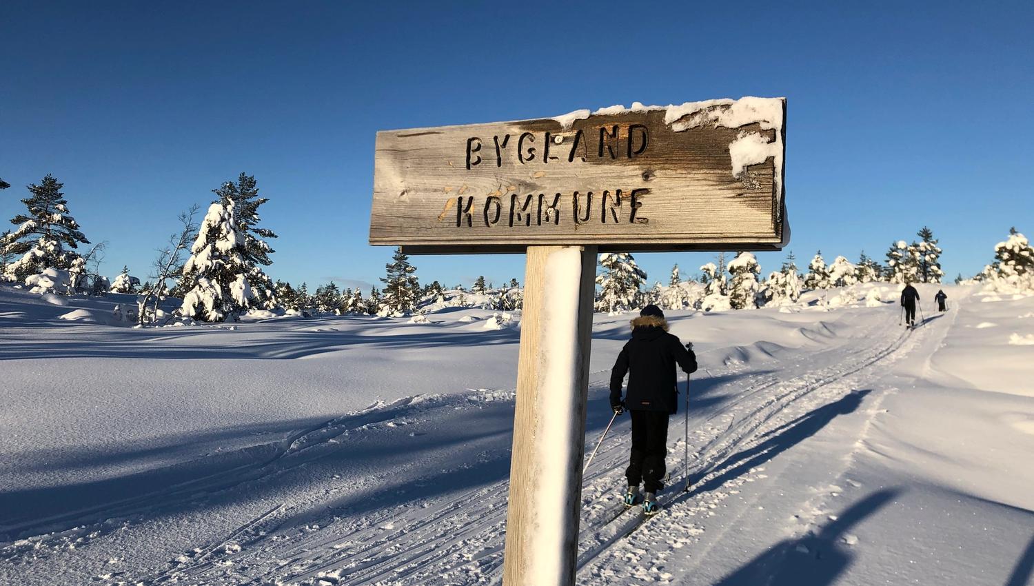 Pa° vei til Høna 640 m.o.h Gautestad