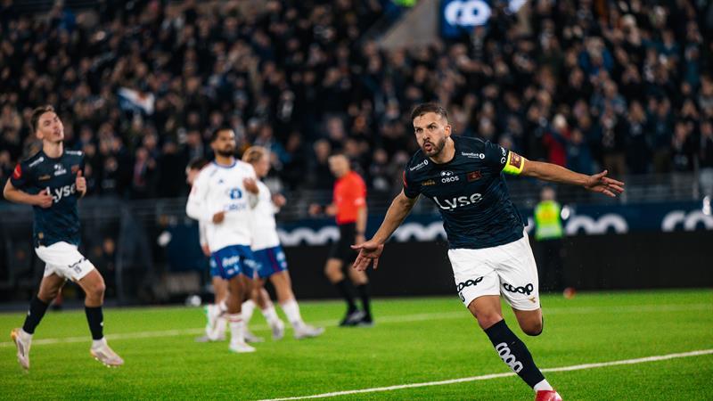 Viking fotballspillere på stadion