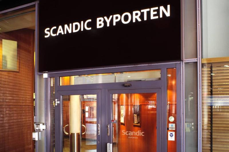 the entrance