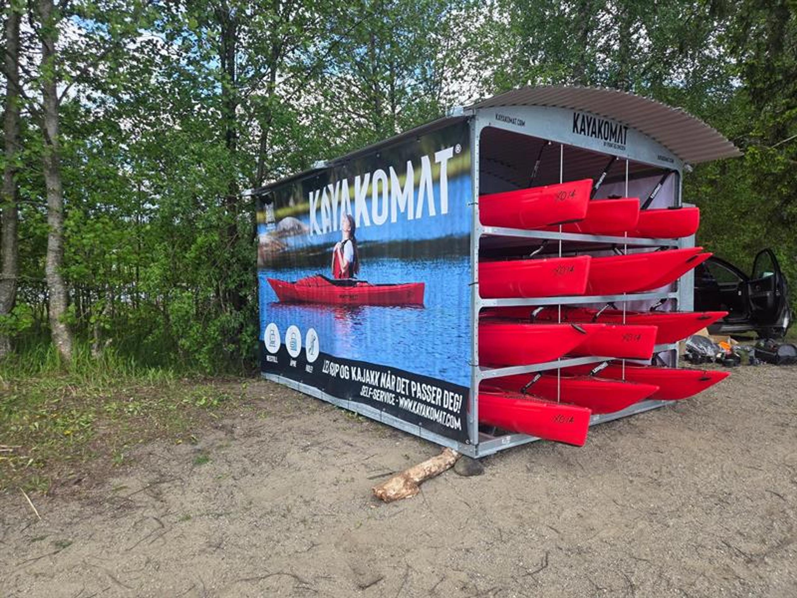 Kajakkomat på Lyseren