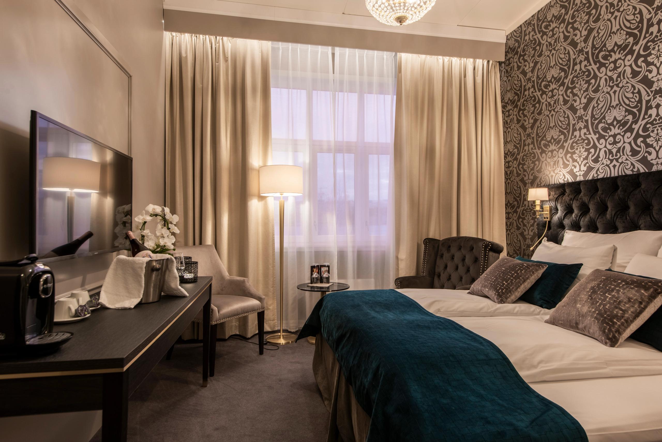 Rom på Home Hotel Grand Gjøvik.