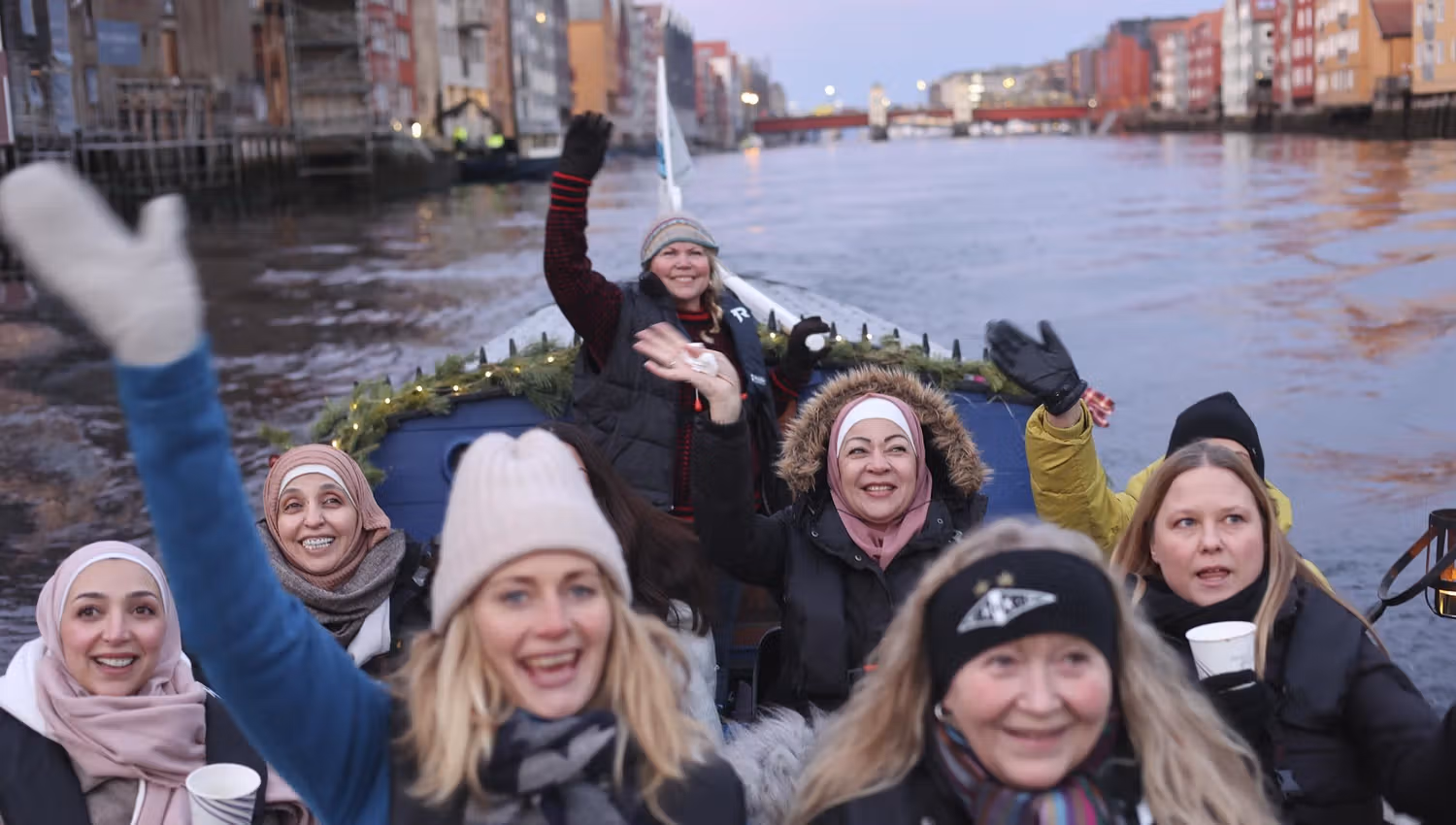 Trondheim by boat