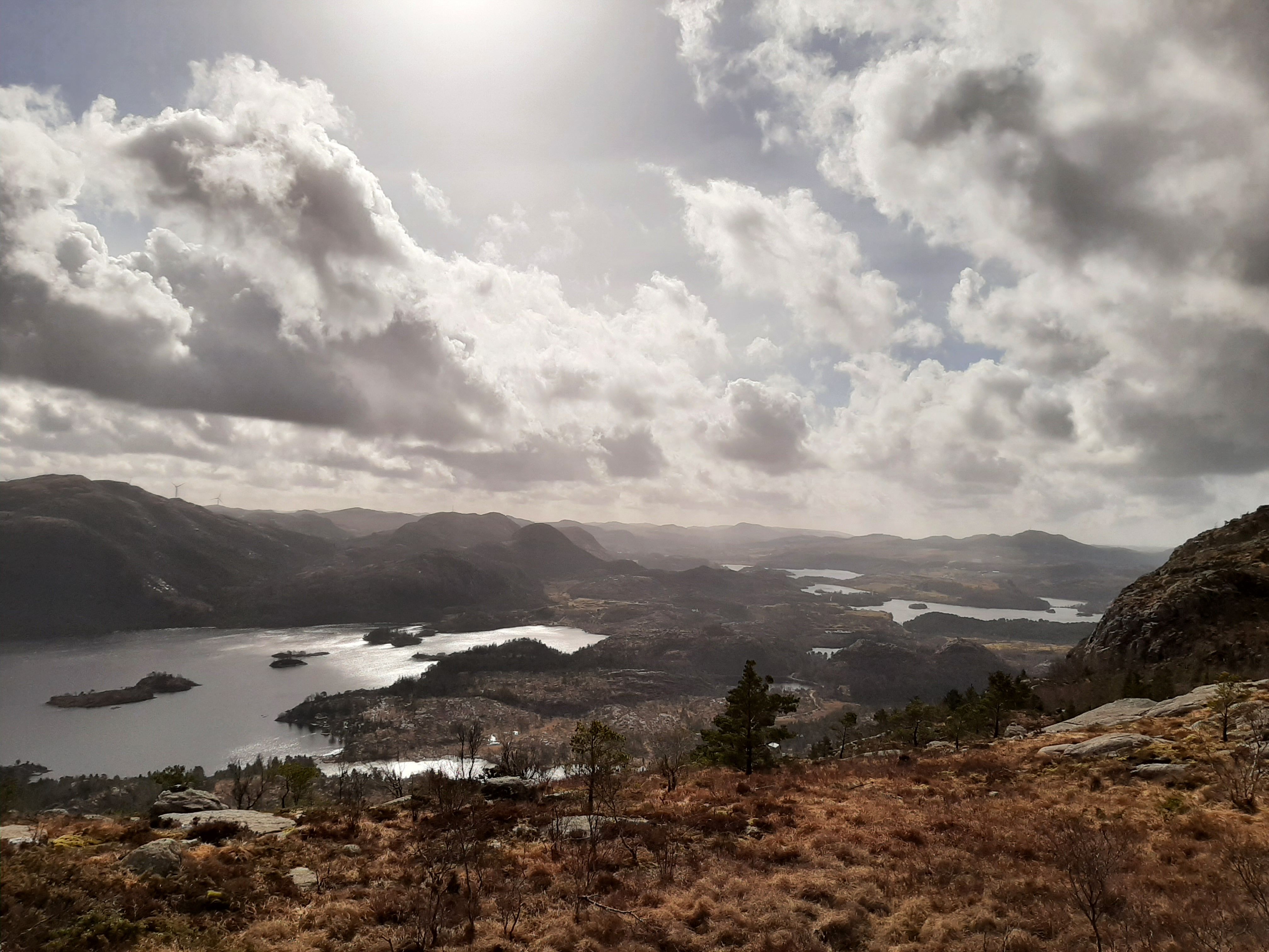 View from the top of Storaberget over large parts of Sandnes