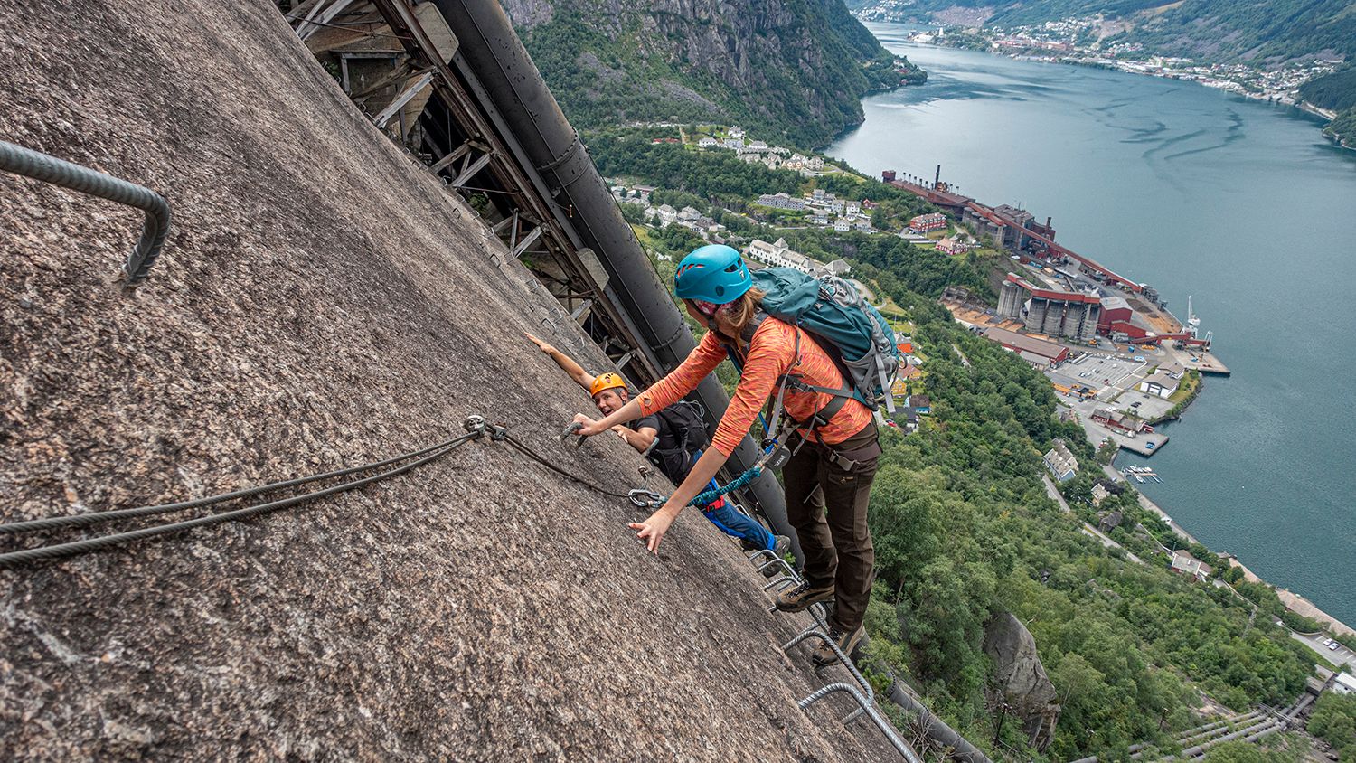 Tyssedal Via Ferrata. 
